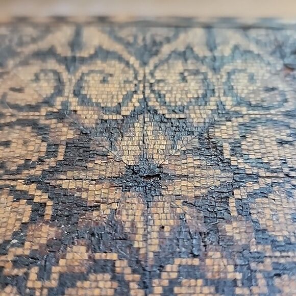 Vintage Micro Mosaic Tunbridge Ware Intricate Inlay Wooden Box - Picture 10 of 11